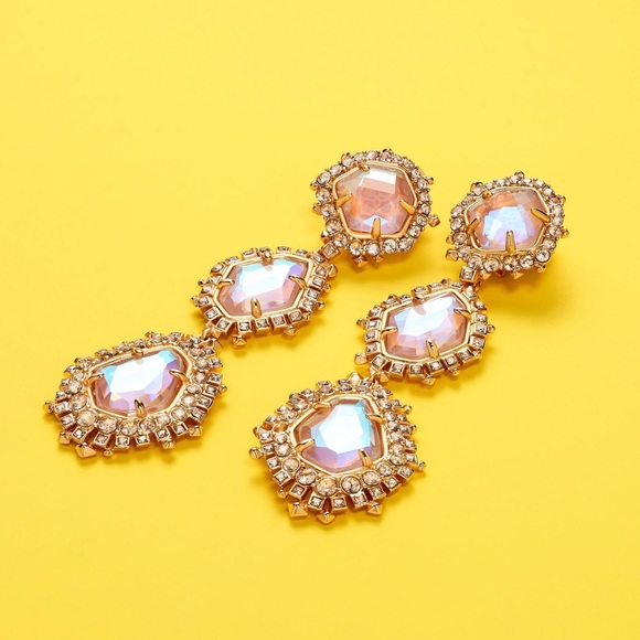 Kendra Scott Aria 14k Gold Plated Clip-on Earrings